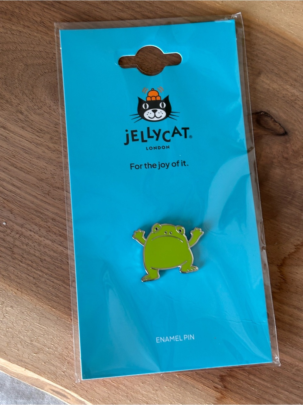 Jellycat Ricky Rain Frog Enamel Pin